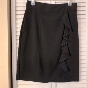 Wrapper Ruffled Skirt